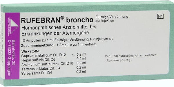 Staufen-Pharma Rufebran Broncho Ampullen (10 Stk.)