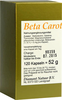 Diamant Natuur B.V. Beta Carotin Kapseln (120 Stk.)