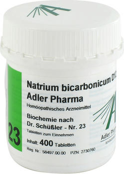 Adler Pharma Biochemie 23 Natrium Bicarb. D 12 Tabletten (400 Stk.)