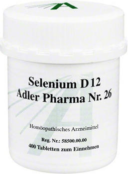 Adler Pharma Biochemie 26 Selenium D 12 Tabletten (400 Stk.)