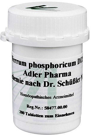 Adler Pharma Biochemie 3 Ferrum Phosp. D 12 Tabletten (200 Stk.)