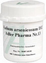 Adler Pharma Biochemie 13 Kalium Arsen. D 12 Tabletten (400 Stk.)