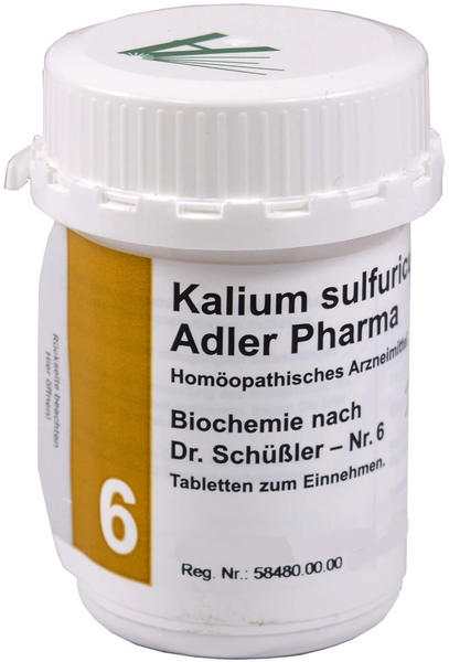 Adler Pharma Biochemie Adler 6 Kalium Sulf. D 6 Tabletten (400 Stk.)