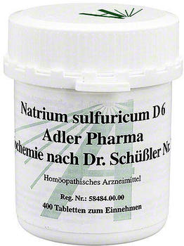 Adler Pharma Biochemie 10 Natrium Sulf. D 6 Tabletten (400 Stk.)