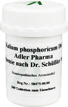 Adler Pharma Biochemie Adler 5 Kalium Phosph. D 6 Tabletten (200 Stk.)