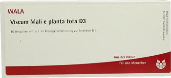 Wala-Heilmittel Viscum Mali E Planta Tota D 3 Ampullen (10 x 1 ml)