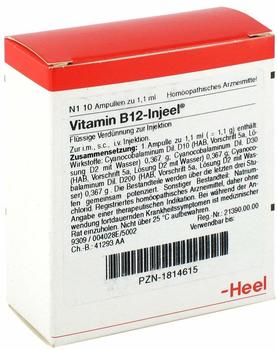 Heel Vitamin B 12 Injeele Ampullen (10 Stk.)