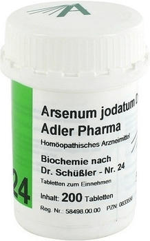 Adler Pharma Biochemie 24 Arsenum Jodatum D 12 Tabletten (200 Stk.)