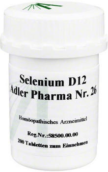 Adler Pharma Biochemie 26 Selenium D 12 Tabletten (200 Stk.)