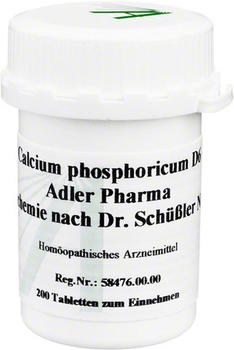 Adler Pharma Biochemie 2 Calcium Phosp. D 6 Tabletten (200 Stk.)