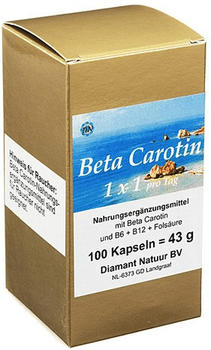 Diamant Natuur B.V. Beta Carotin 1 X 1 Pro Tag Kapseln (100 Stk.)