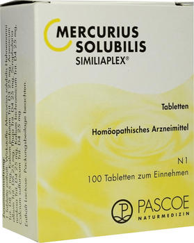 Pascoe Naturmedizin Mercurius Solub. Similiaplex Tabletten (100 Stk.)