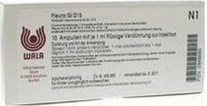 Wala-Heilmittel Pleura Gl D 15 Ampullen (10 x 1 ml)