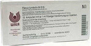 Wala-Heilmittel Plexus Lumbalis Gl D 15 Ampullen (10 x 1 ml)