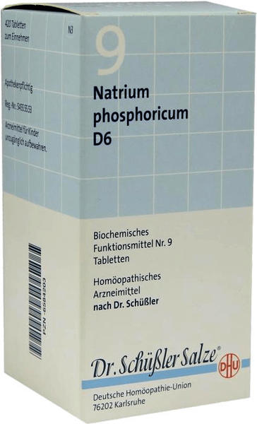 DHU Schüßler-Salz Nr. 9 Natrium phosphoricum D6 Tabletten (420 Stk.)