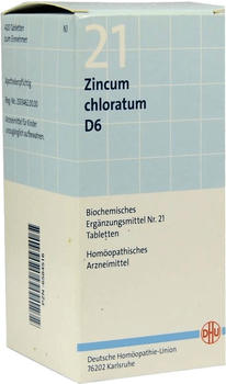 DHU Biochemie 21 Zincum chloratum D 6 Tabletten (420 Stk.)