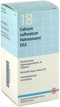 DHU Biochemie 18 Calcium sulfuratum D 12 Tabletten (420 Stk.)