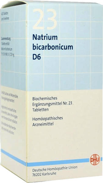 DHU Biochemie 23 Natrium bicarbonicum D 6 Tabletten (420 Stk.)