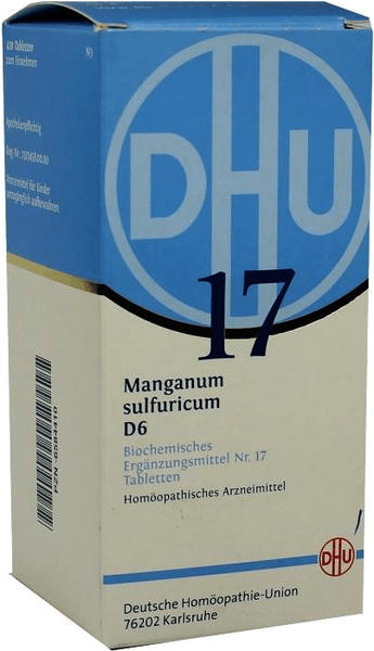 DHU Biochemie 17 Manganum Sulfuricum D 6 Tabletten (420 Stk.)