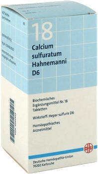 DHU Biochemie 18 Calcium Sulfuratum D 6 Tabletten (420 Stk.)