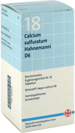 DHU Biochemie 18 Calcium Sulfuratum D 6 Tabletten (420 Stk.)
