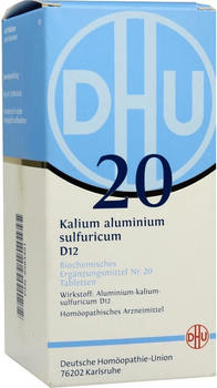 DHU Biochemie 20 Kalium Aluminium Sulfuricum D 12 Tabletten (420 Stk.)