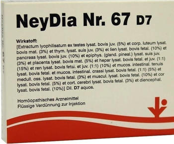 vitOrgan NeyDia Nr. 67 D7 Ampullen (5 x 2 ml)