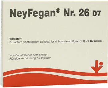 vitOrgan NeyFegan Nr. 26 D 7 Ampullen (5 x 2 ml)