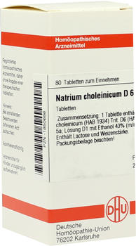 DHU Natrium Choleinicum D 6 Tabletten (80 Stk.)