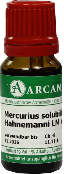 Arcana Mercurius Solub. Lm 6 Hahnemanni Dilution (10 ml)