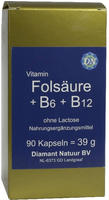 Fols&auml;ure+b6+b12 ohne Lactose Kapseln 90 St