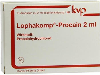Lophakomp Procain 2 ml Injektionslösung (10 x 2 ml)