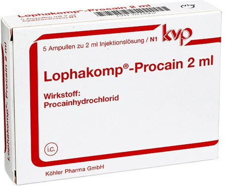 Lophakomp Procain 2 ml Injektionslösung (5 x 2 ml)