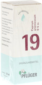A. Pflüger Schüssler Salz Nr. 19 Cuprum arsenicosum D 6 Tropfen (30 ml)