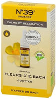 PZN-DE 09773057, Original Bachbl&uuml;ten Bachblueten Notfall No39 Bio 10 ml...