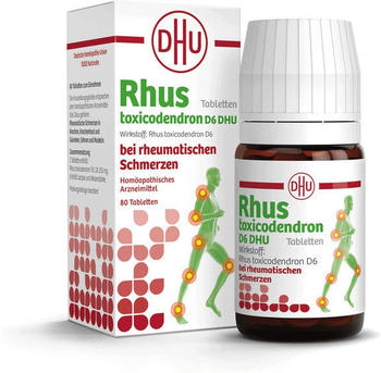 DHU Rhus Tox D6 bei rheumatischen Schmerzen Tabletten (80 Stk.)