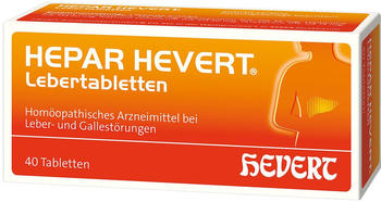 Hevert Hepar Lebertabletten (40 Stk.)