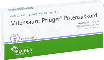 A. Pfl&uuml;ger Milchs&auml;ure Potenzakkord Inj. L&ouml;sung Ampullen (10 Stk.)