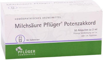 A. Pflüger Milchsäure Potenzakkord Inj. Lsg A,pullen (50 Stk.)