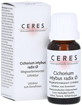 Ceres Cichorium intybus radix Wegwartenwurzelurtinktur (20ml)