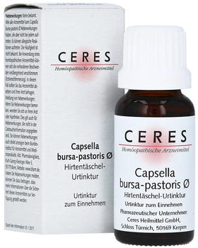 Ceres Capsella bursa-pastoris Hirtentäschelurtinktur (20ml)