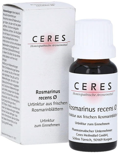 Ceres Rosmarinus recens Urtinktur (20ml)