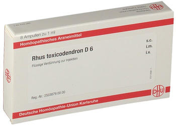 DHU Rhus Toxicodendron D6 Ampullen (8x1ml)