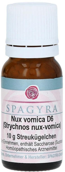 Spagyra Nux Vomica D 6 Globuli (10g)