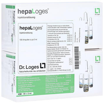 Dr. Loges Hepa Loges Injektionslösung Ampullen (100x2ml)