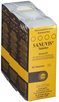 Sanum-Kehlbeck Sanuvis Tabletten (3x80 Stk.)
