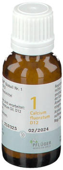 A. Pflüger Biochemie 1 Calcium fluoratum D12 Globuli (15g)