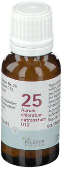 A. Pflüger Schüßler-Salz Nr. 25 Aurum chloratum natronatum D12 Globuli (15g)
