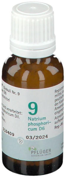 A. Pflüger Schüßler-Salz Nr. 9 Natrium phosphoricum D6 Globuli (15g)