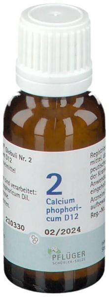 A. Pflüger Biochemie 2 Calcium phosphoricum D12 Globuli (15g)
